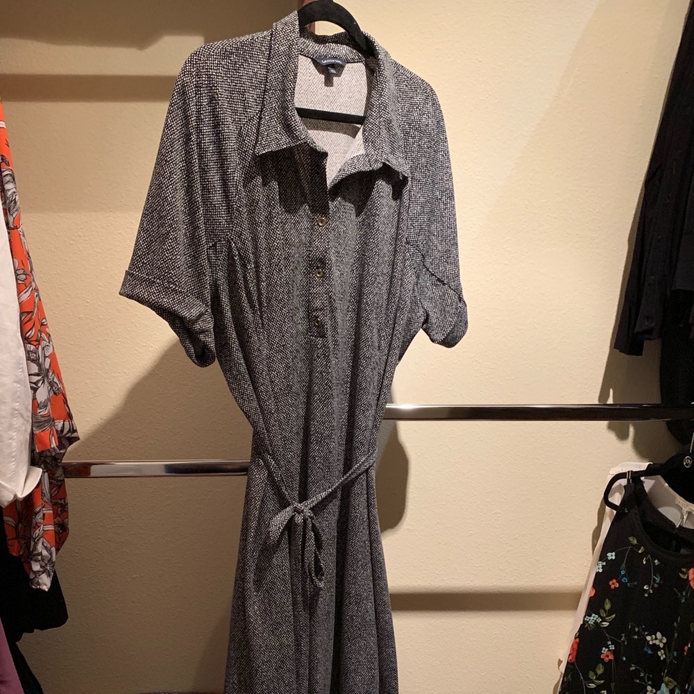 Lands End houndstooth dress 3x